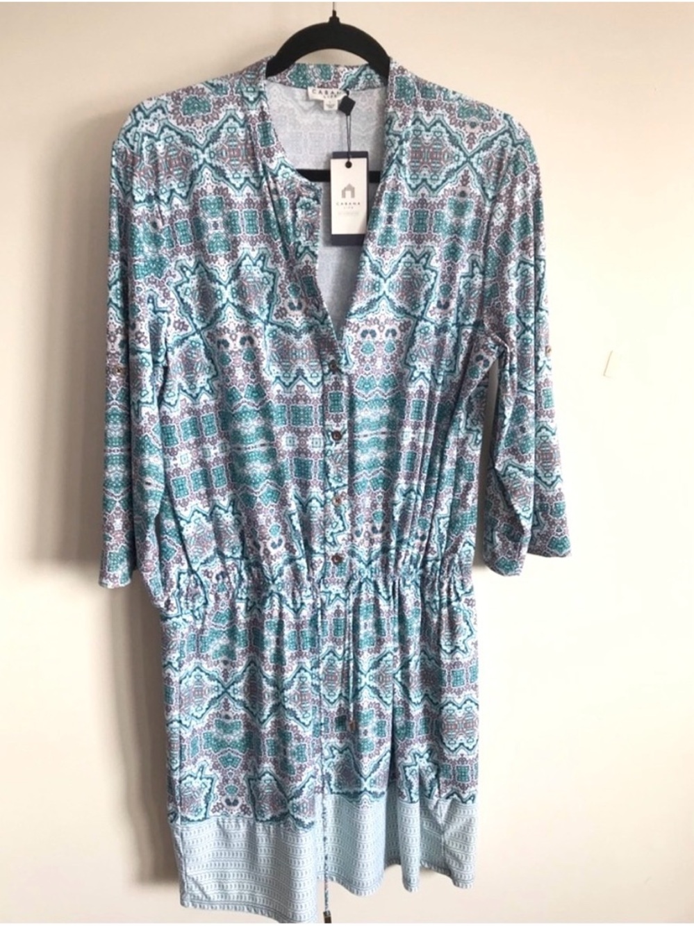 Cabana Life Drawstring Waist Dress Cover Up
